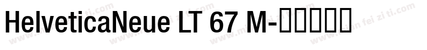 HelveticaNeue LT 67 M字体转换